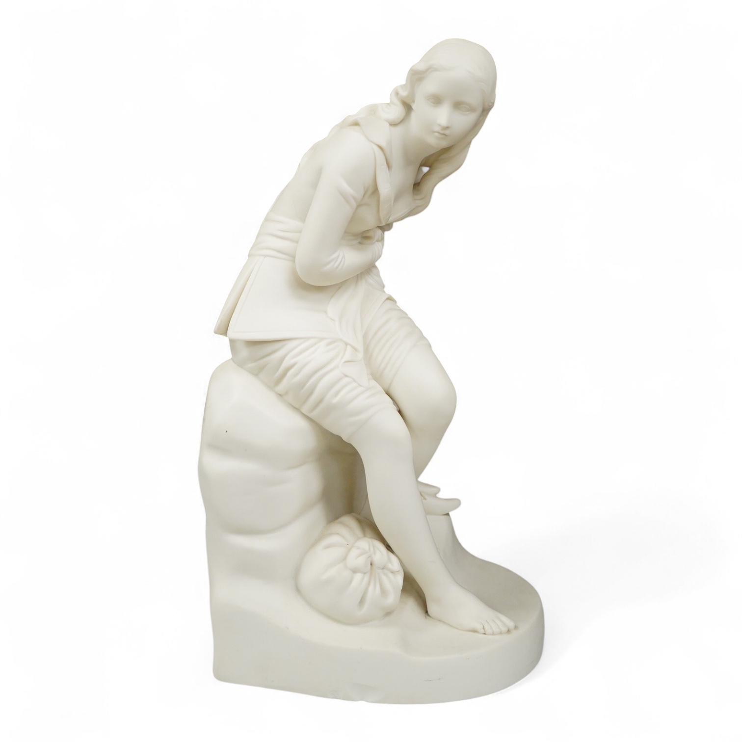 A Minton Parian figure, Dorothea by John Bell, 35cm